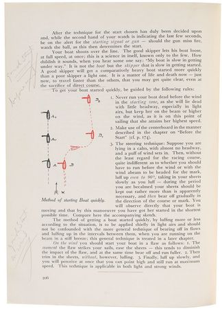 Lot #330 George S. Patton: Pattonâ??s personally annotated bookâ??Yacht Racing: Aerodynamics of Sails and Racing Tactics - Image 2