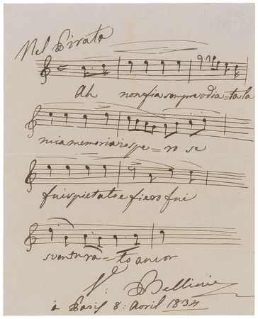 Lot #710 Vincenzo Bellini - Image 1