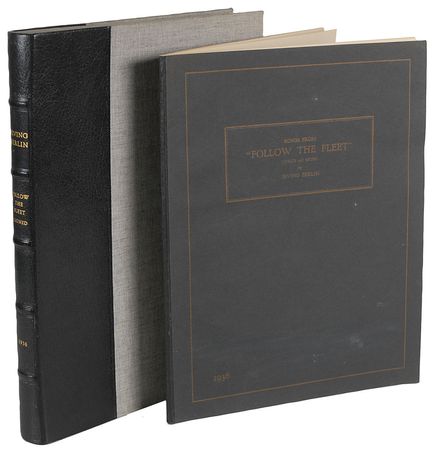 Lot #766 Irving Berlin: The score for the 1936 classic Follow the Fleet - Image 2