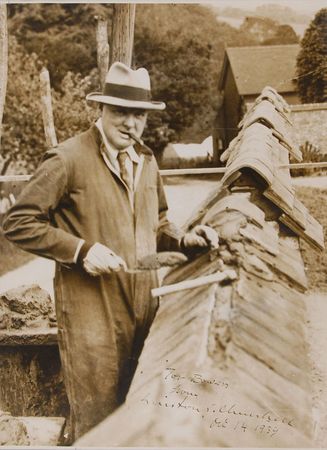 Lot #145 Winston Churchill: The bricklaying prime minister - Image 2