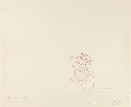 Lot #520 Captain Hook and Mr. Smee production drawings from Peter Pan Production Drawings - Image 4