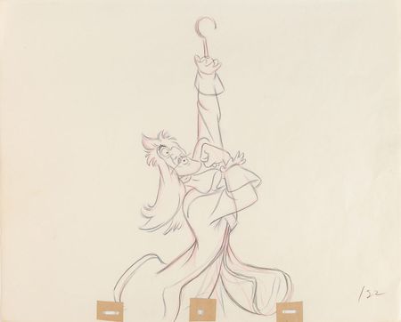 Lot #521 Captain Hook production drawing from Peter Pan Production Drawing - Image 2