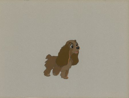 Lot #525 Lady animation cel from Lady and the Tramp Animation Cel - Image 2