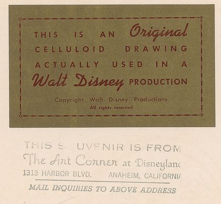 Lot #525 Lady animation cel from Lady and the Tramp Animation Cel - Image 3