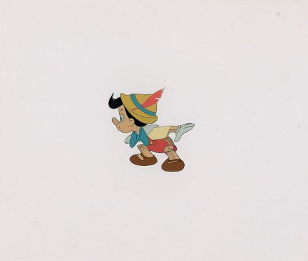 Lot #495 Pinocchio production cel from Pinocchio Production Cel - Image 2