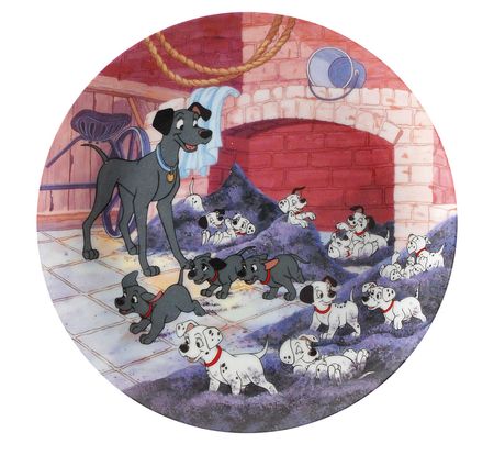 Lot #547 Pongo and Puppies product painting from 101 Dalmatians Product Painting - Image 1