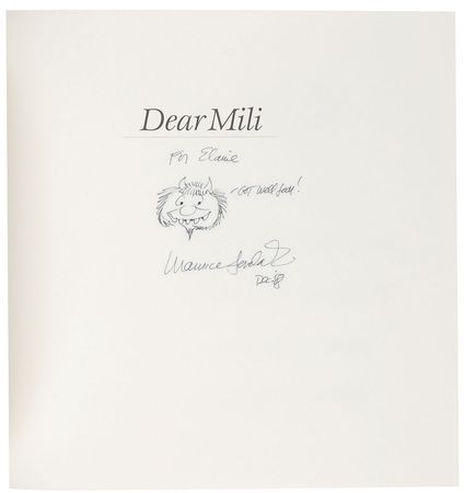 Lot #661 Maurice Sendak Sketch in Book - Image 1