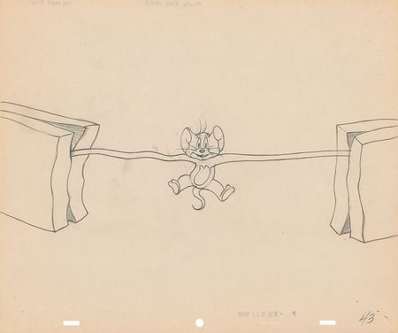 Lot #585 Jerry production drawings from Tom and Jerry Production Drawings - Image 2