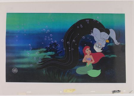 Lot #561 Ariel and Ursula production cels from The Little Mermaid Production Cels - Image 2