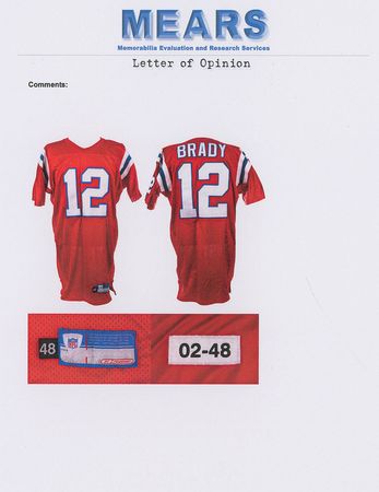 Lot #950 Tom Brady: Brady?s game-worn Thanksgiving Day jersey from 2002 - Image 2
