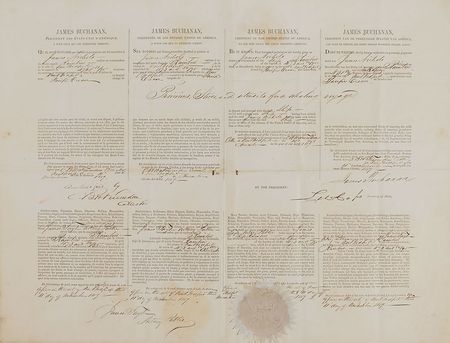 Lot #19 James Buchanan: Granting safe passage to a