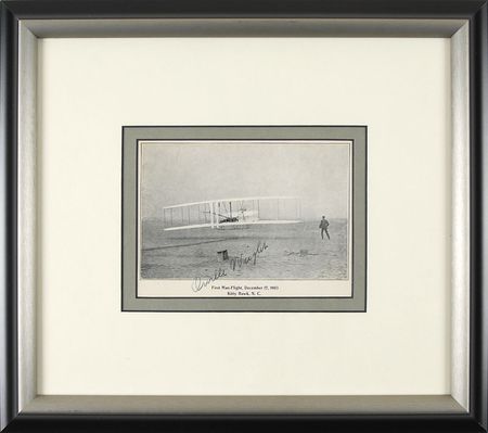 Lot #388 Orville Wright: Iconic image of man?s first flight?Kitty Hawk, December 17, 1903 - Image 2