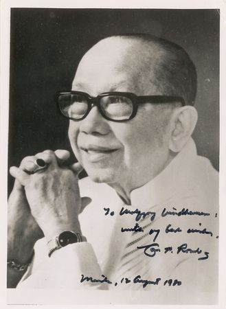 Lot #154 Filipino Leaders Group Lot Signed Photographs - Image 4
