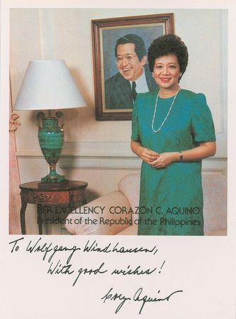 Lot #154 Filipino Leaders Group Lot Signed Photographs - Image 5