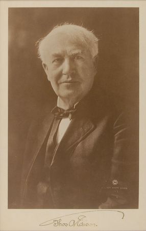 Lot #147 Thomas Edison Signed Photograph - Image 2