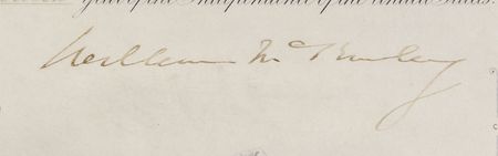 Lot #62 William McKinley Signed Document - Image 2