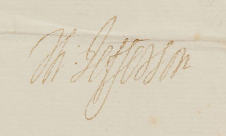 Lot #3 Thomas Jefferson and James Madison: Well-preserved unissued Jefferson-Madison partial ship’s papers - Image 2