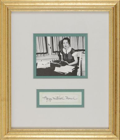 Lot #545 Margaret Mitchell Signature - Image 1