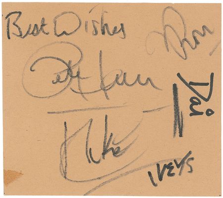 Lot #649 Badfinger: The Iveys Signature - Image 1