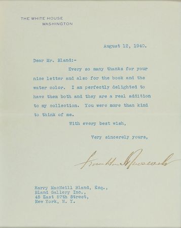 Lot #67 Franklin D. Roosevelt Typed Letter Signed - Image 1