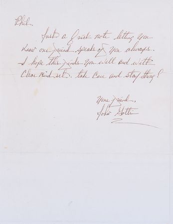 Lot #160 John Gotti Handwritten Letter Signed - Image 1