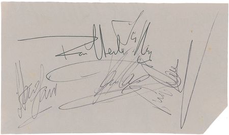 Lot #653 British Invasion Signature - Image 1