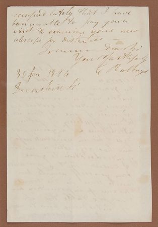 Lot #104 Charles Babbage Signed Letter - Image 3
