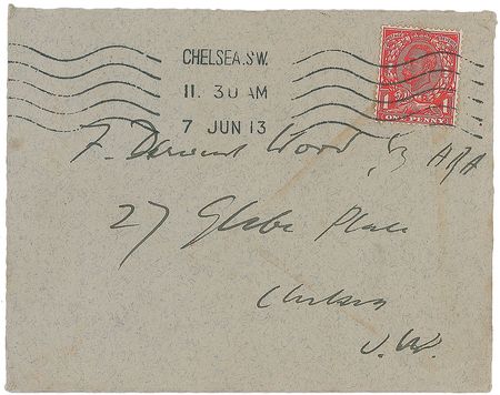 Lot #455 John Singer Sargent Handwritten Letter Signed - Image 3