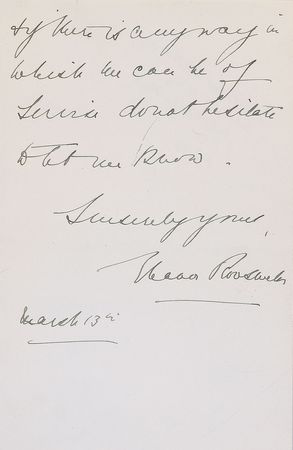 Lot #69 Eleanor Roosevelt Handwritten Letter Signed and Signature - Image 2