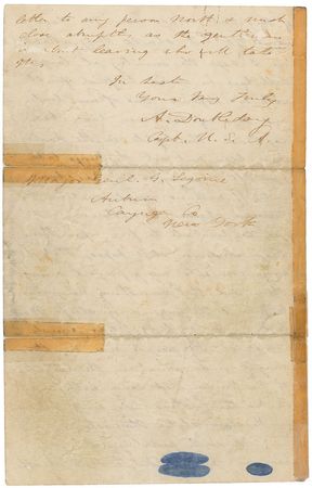 Lot #297 Abner Doubleday: “The Charlestonians are surrounding us with batteries on every point,” writes the Union general from Fort Sumter in January 1861: “If war must come let the people rise in their might and maintain the integrity of the Union” - Image 4