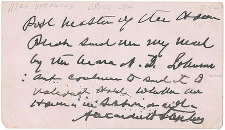 Lot #337 Alexander Stephens - Image 1