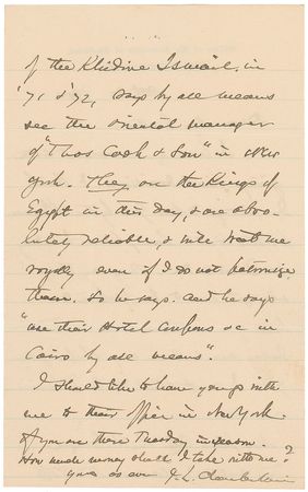 Lot #293 Joshua Lawrence Chamberlain Handwritten Letter Signed - Image 2