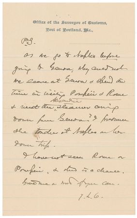 Lot #293 Joshua Lawrence Chamberlain Handwritten Letter Signed - Image 4