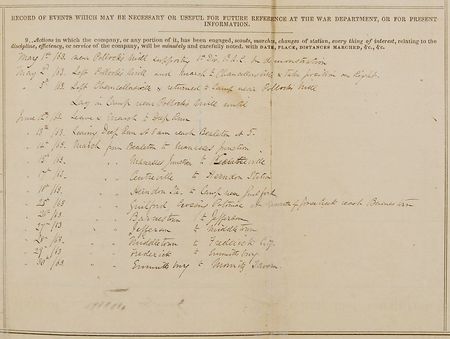 Lot #300 Gettysburg Muster Roll - Image 1