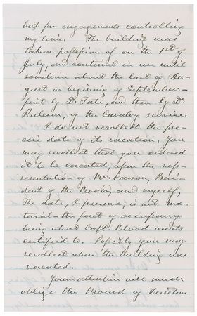 Lot #301 Gettysburg Handwritten Letter Signed - Image 2