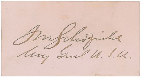 Lot #377 John M. Schofield Signed Letter and Signature - Image 2