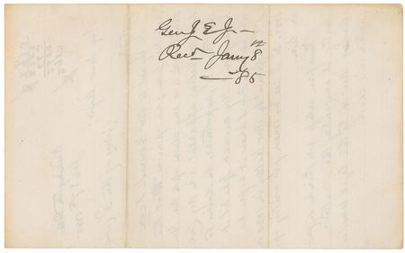 Lot #311 Joseph E. Johnston: Twenty years after the Civil War, Johnston notes General Longstreet?s order book of the Battle of Seven Pines ?contradicts my report of the battle? - Image 4