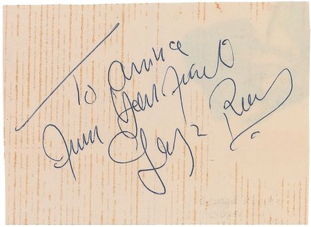 Lot #739 George Reeves Signature and Yearbook - Image 1
