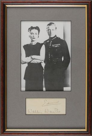 Lot #254 Duke and Duchess of Windsor Signature - Image 1