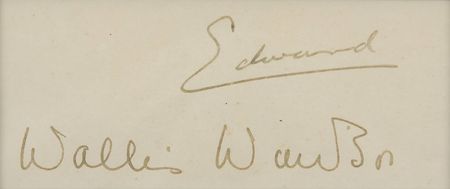 Lot #254 Duke and Duchess of Windsor Signature - Image 2