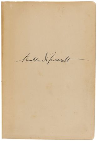 Lot #43 Franklin D. Roosevelt Book - Image 1