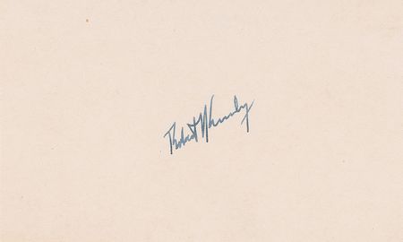 Lot #262 Robert F. Kennedy Signature - Image 1
