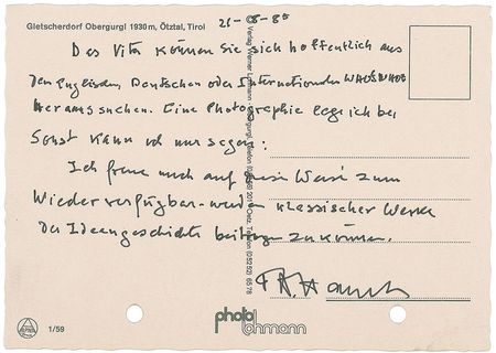 Lot #163 Friedrich Hayek: Scarce letters from the important economist - Image 5