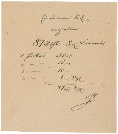 Lot #486 Johann Wolfgang von Goethe: The immensely influential German writer - Image 1