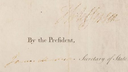 Lot #4 Thomas Jefferson and James Madison: The extremely desirable Founding Fathers in combination - Image 2