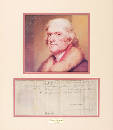 Lot #4 Thomas Jefferson and James Madison: The extremely desirable Founding Fathers in combination - Image 3