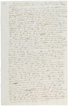 Lot #435 John J. Audubon: Vivid 1831 draft of Audubon’s bird-watching voyage down the Ohio - Image 2