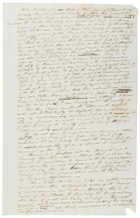 Lot #435 John J. Audubon: Vivid 1831 draft of Audubon’s bird-watching voyage down the Ohio - Image 3