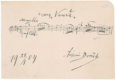 Lot #571 Antonin Dvorak: From his powerful grand opera ‘Vanda’ - Image 1