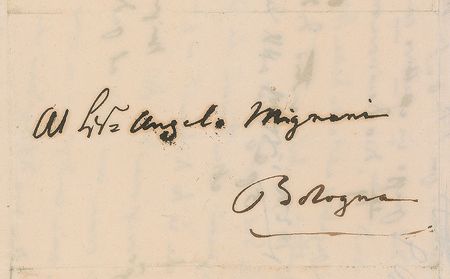 Lot #586 Gioacchino Rossini Handwritten Letter Signed - Image 3